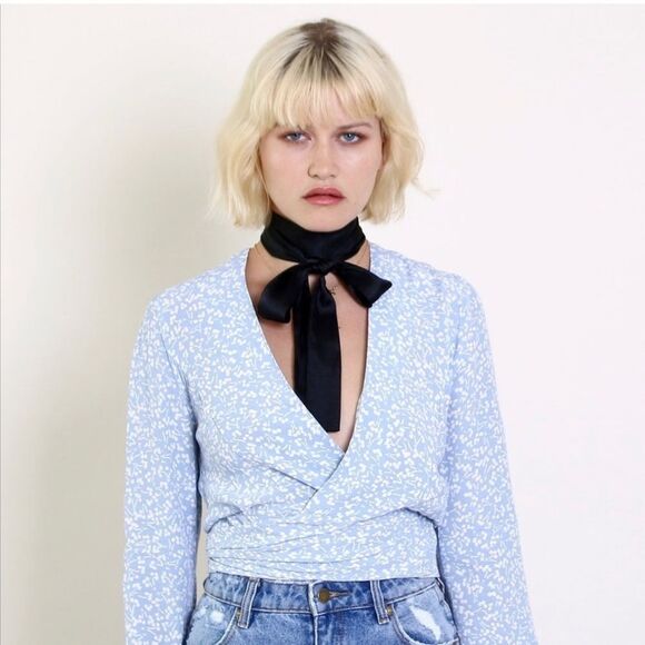 Rolla's Layla Wrap Blouse - Picture 1 of 12